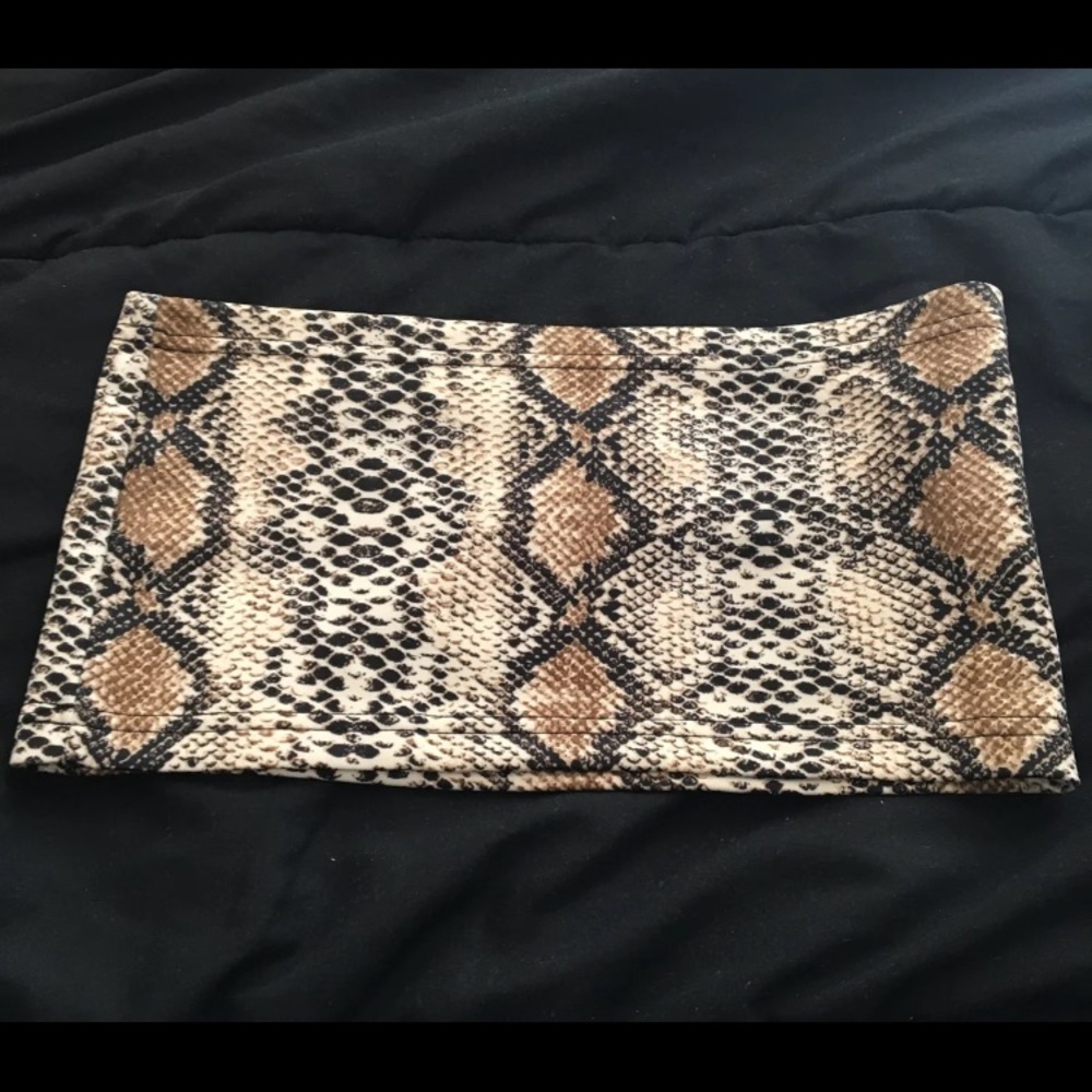 Snake Print Bandeau